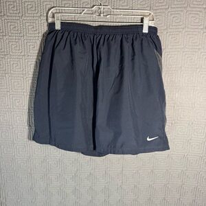 Nike Swim Trunks Mens Size XL Blue Drifit Drawstring 320817-478